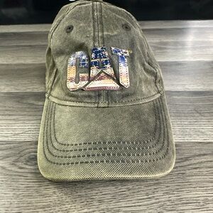 Cat dark Green almost brown Baseball Cap